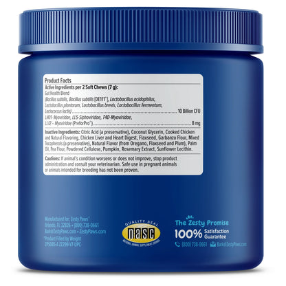 Senior Advanced Probiotic Bites for Dogs Chicken Flavor, 90 Count
